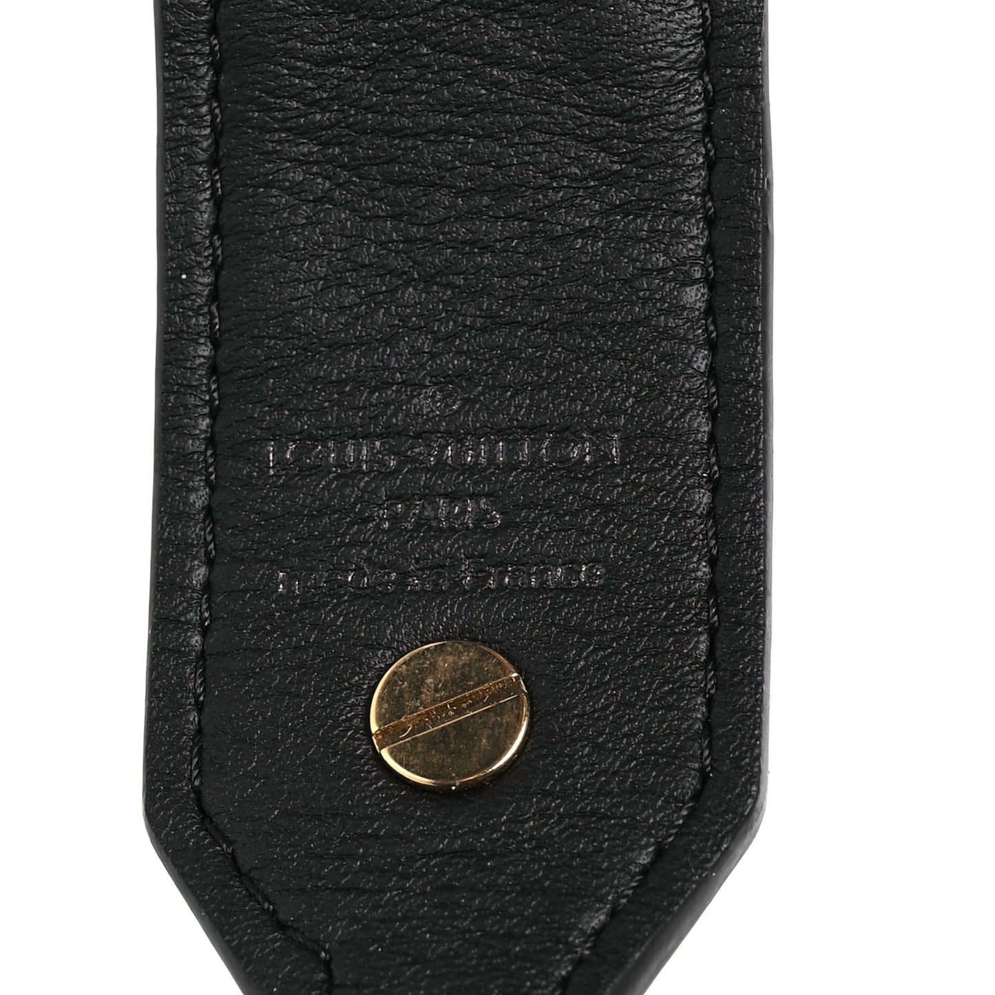 Reverse Monogram Bandouliere Shoulder Strap XL Black