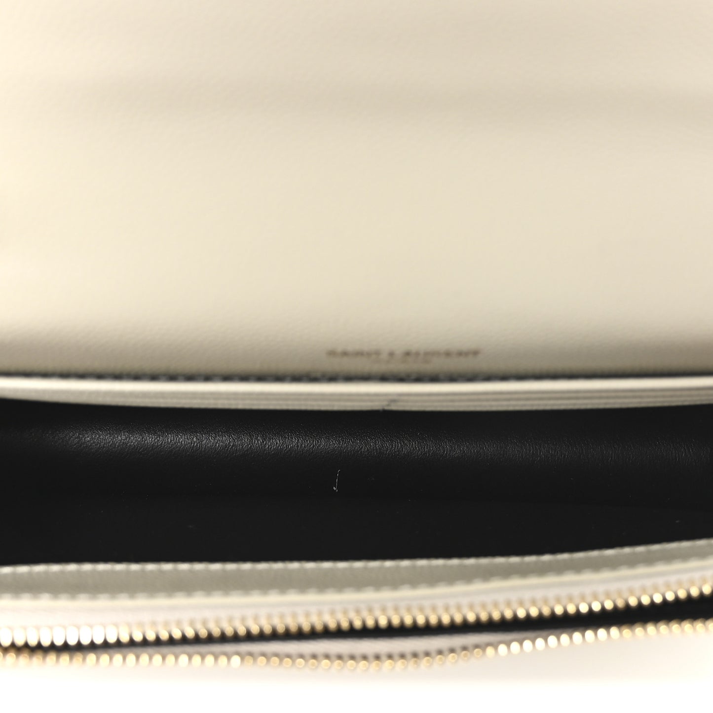 Grain De Poudre Matelasse Chevron Monogram Envelope Chain Wallet Crema Soft