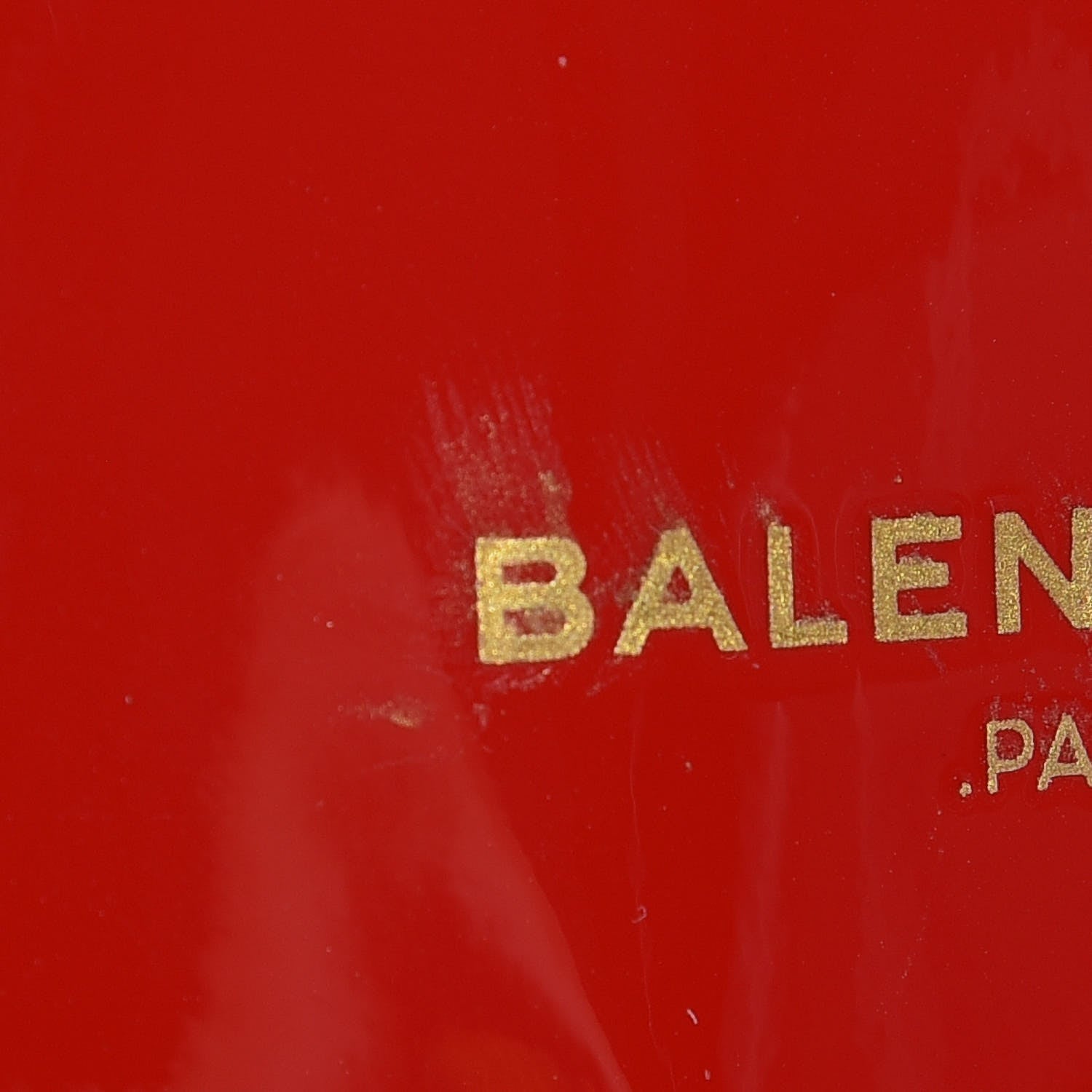 Balenciaga Patent S Bazar Shopper Tote Rouge Groseille 12 of 12
