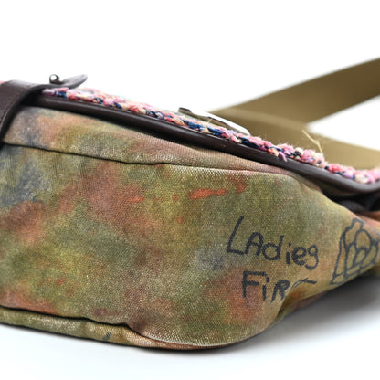 Chanel Washed Toile Graffiti On The Pavements Messenger Khaki Multicolor 9 of 10