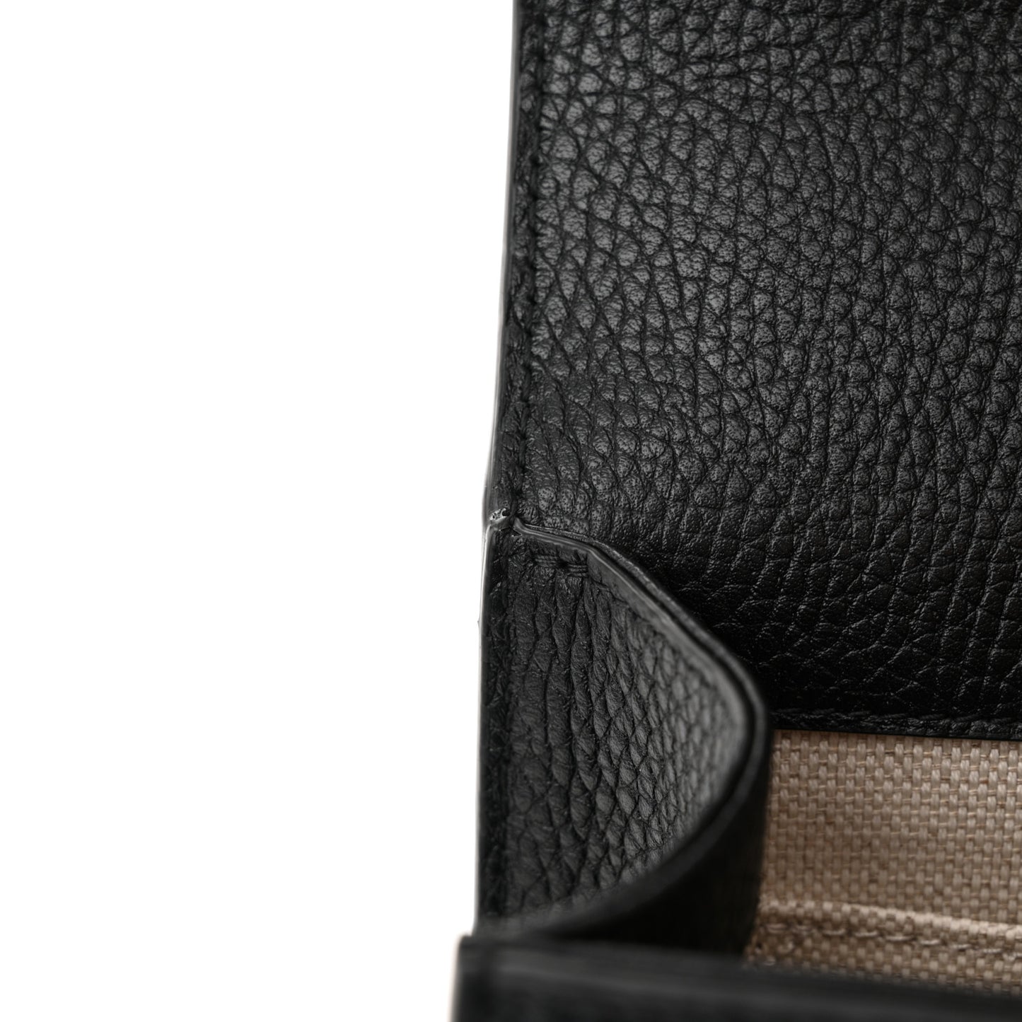 Knight Calfskin Small GG Marmont Chain Handle Bag Black