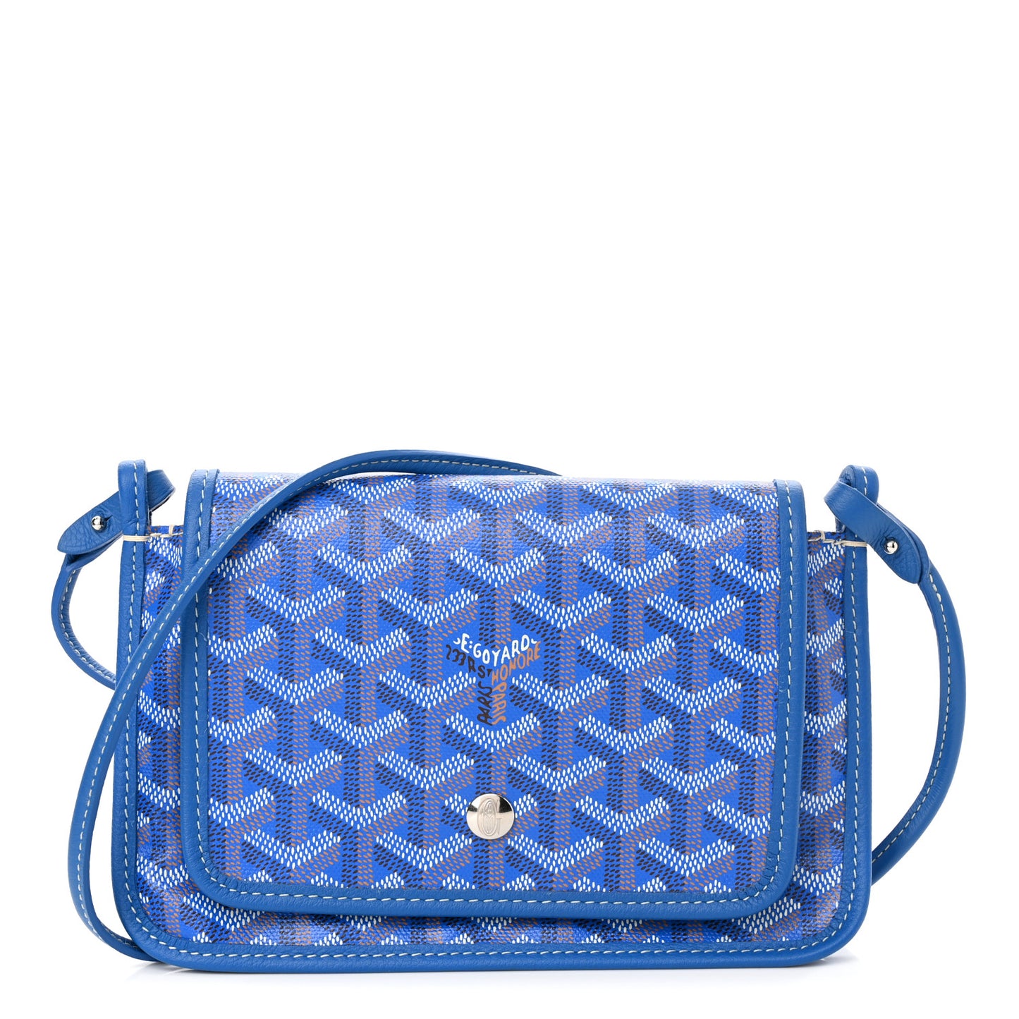 Goyardine Plumet Wallet Clutch Sky Blue