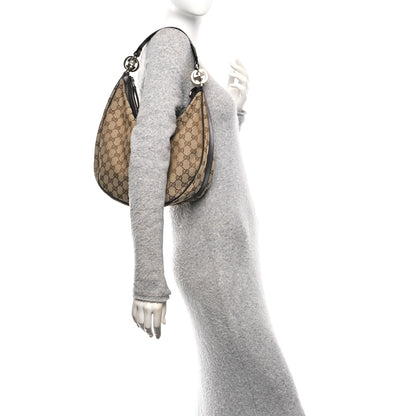 Gucci Monogram Medium GG Twins Hobo Dark Brown 2 of 10