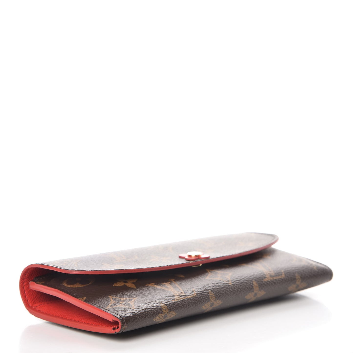 Monogram Bloom Flower Emilie Wallet Coquelicot