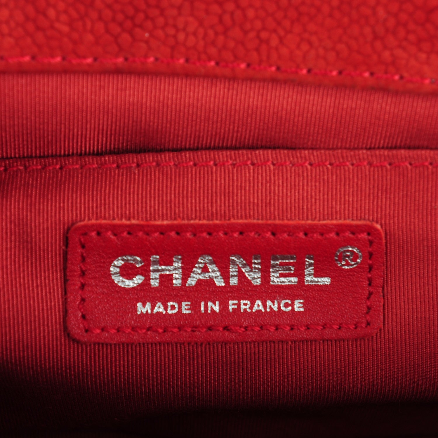 Chanel Iridescent Caviar Quilted Medium Boy Flap Dark Orange 6 of 9