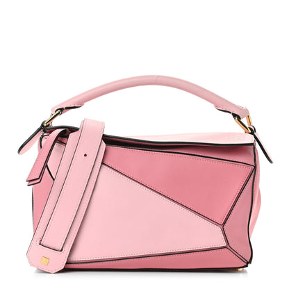 Loewe Calfskin Small Puzzle Bag Soft Pink 1 of 10