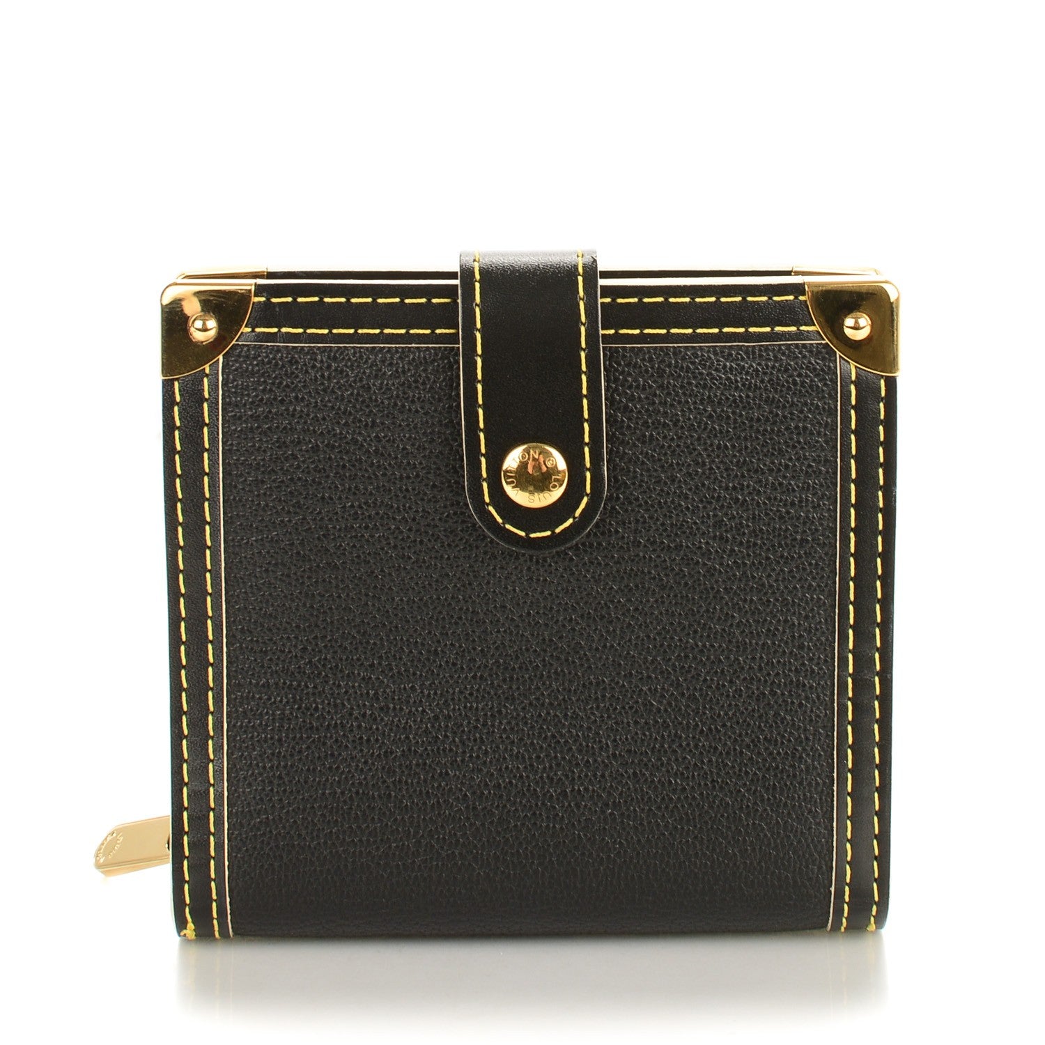 Louis Vuitton Suhali Compact Zipped Wallet Black 1 of 8