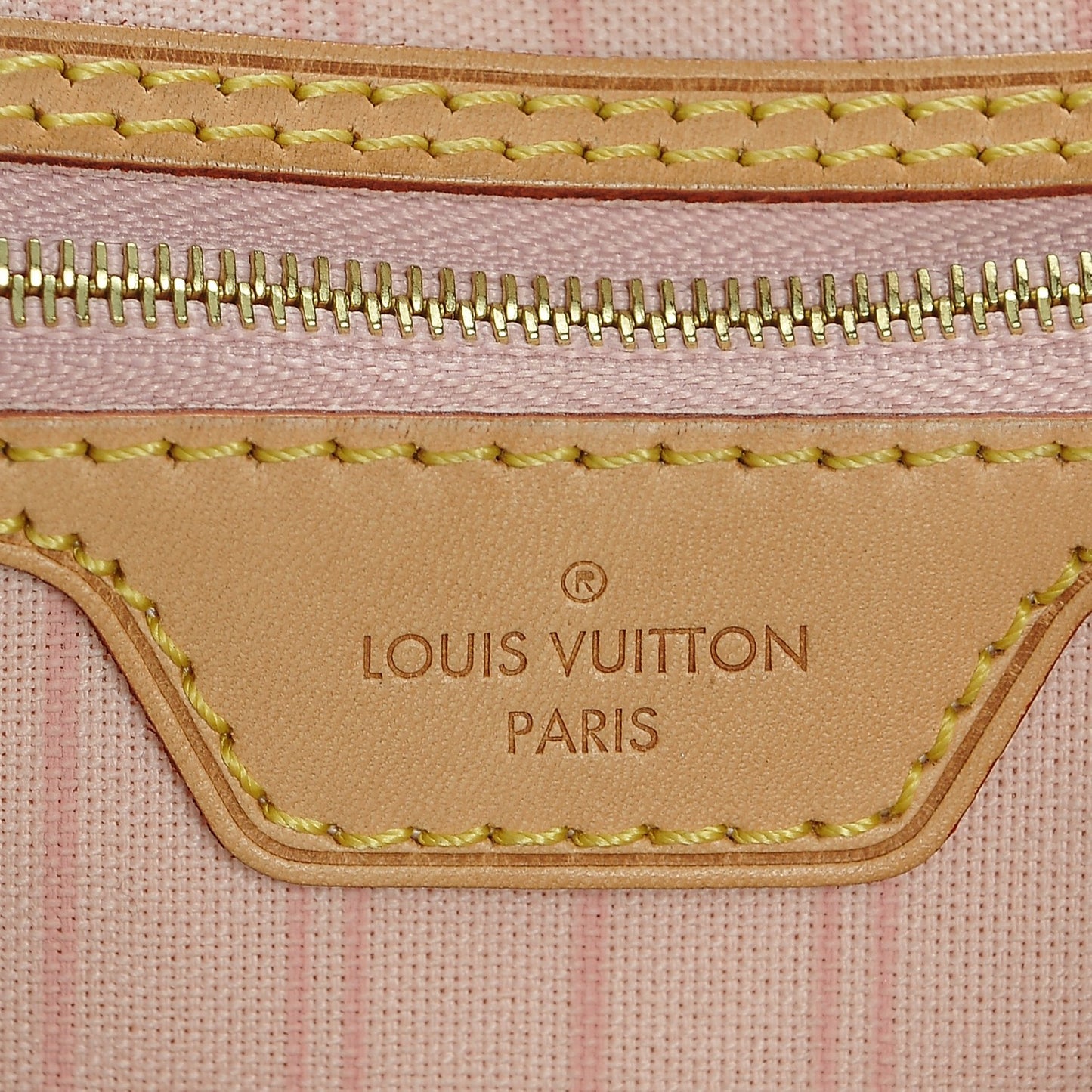 Damier Azur Delightful MM Rose Ballerine