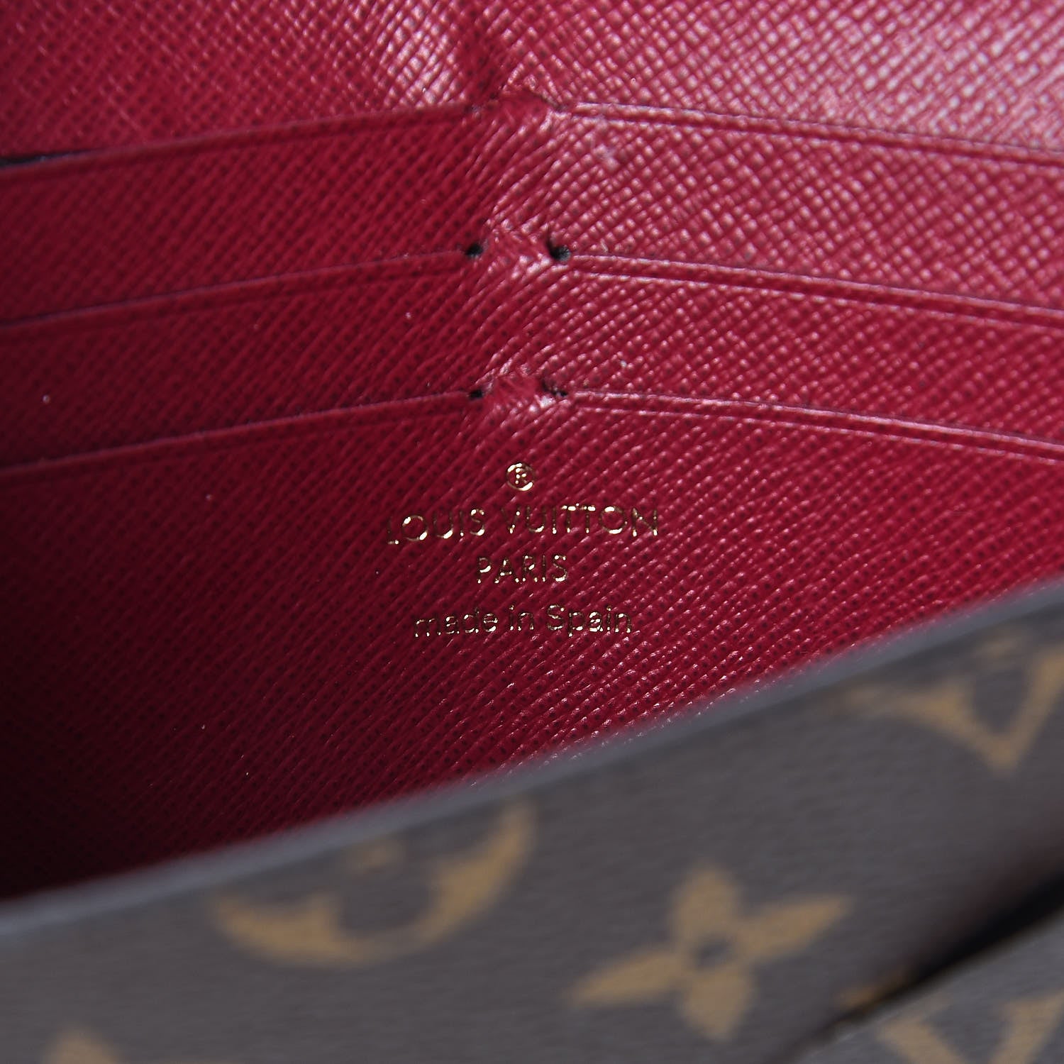 Louis Vuitton Monogram Jeanne Wallet Fuchsia 7 of 16