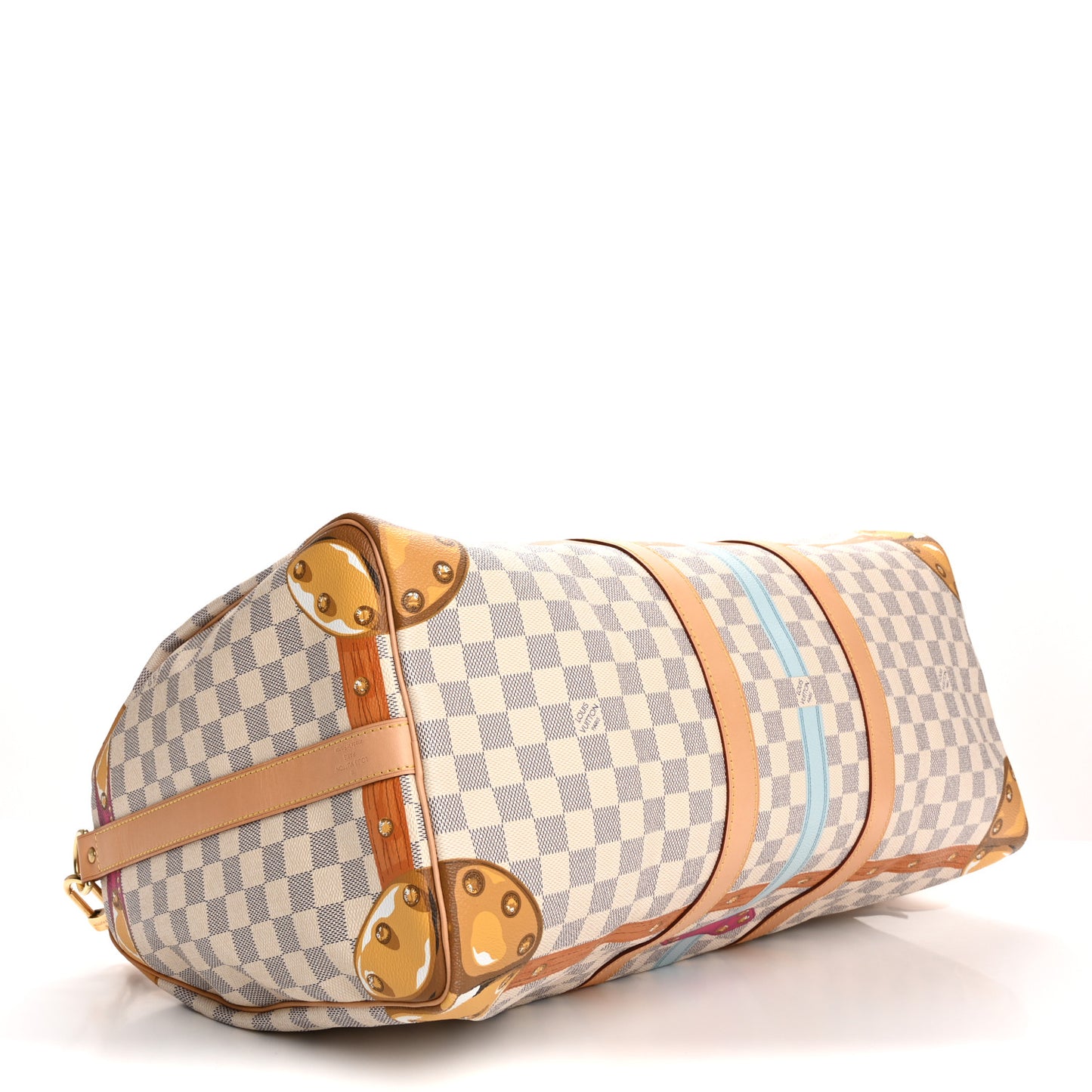 Damier Azur Summer Trunks Hawaii Keepall Bandouliere 50