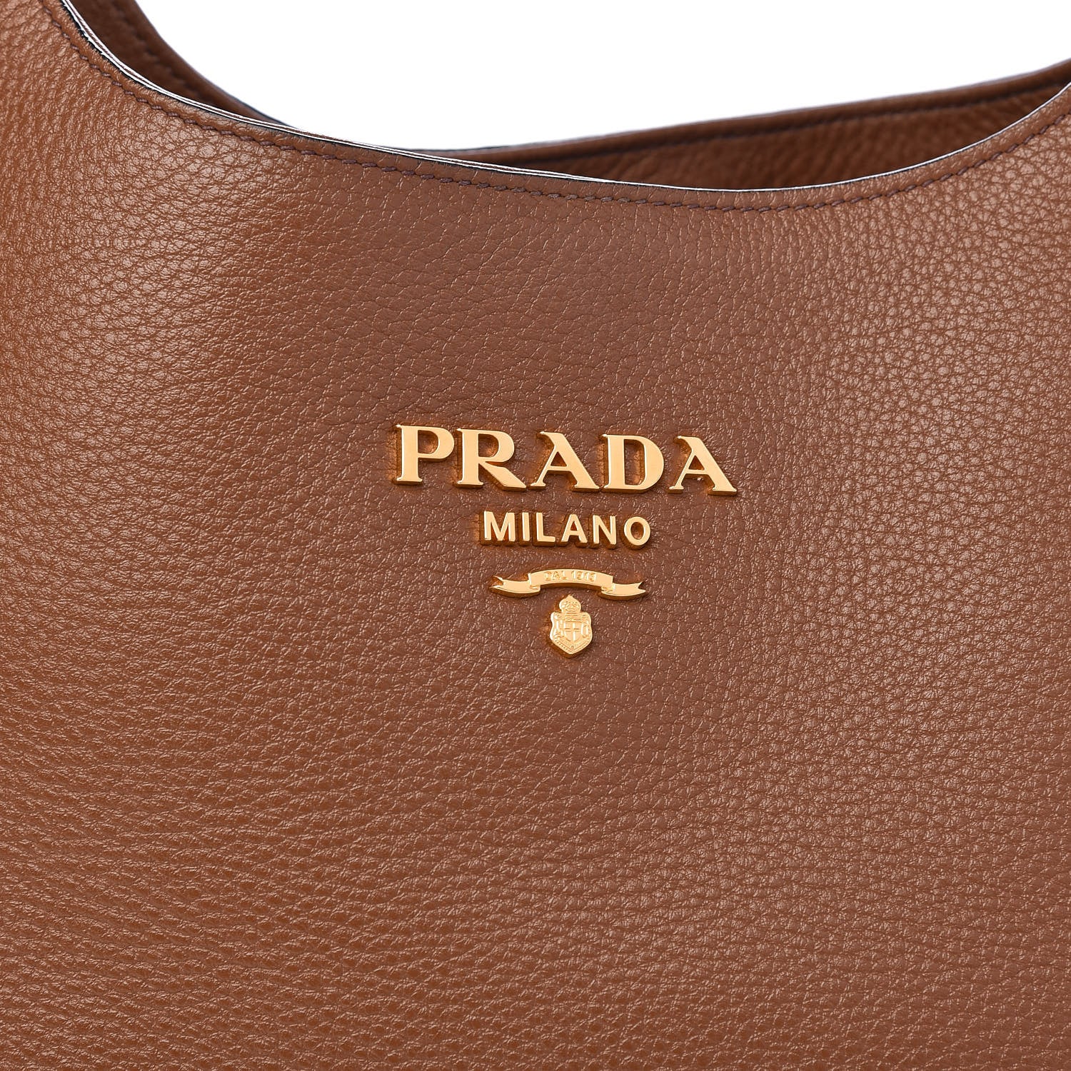 Prada Vitello Daino Hobo Brandy 10 of 10