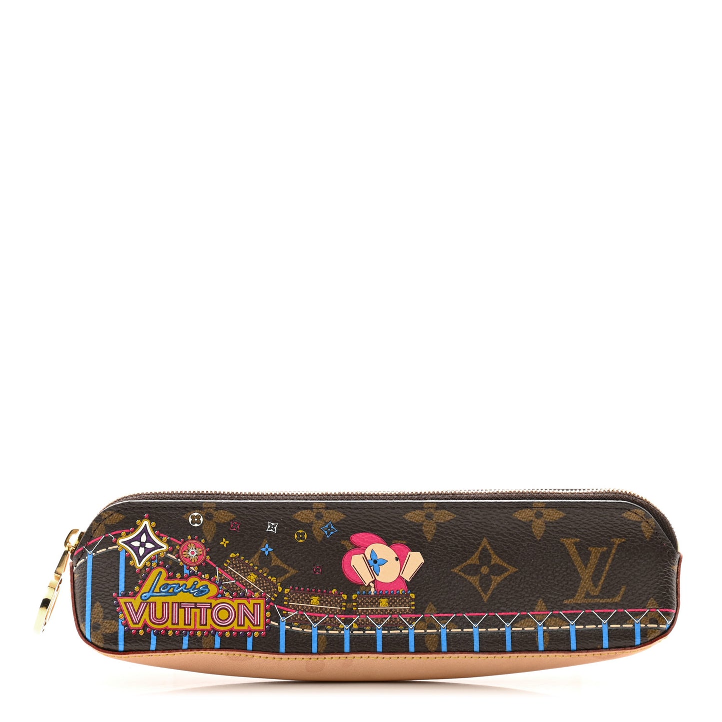 Monogram 2020 Christmas Animation Roller Coaster Elizabeth Pencil Pouch