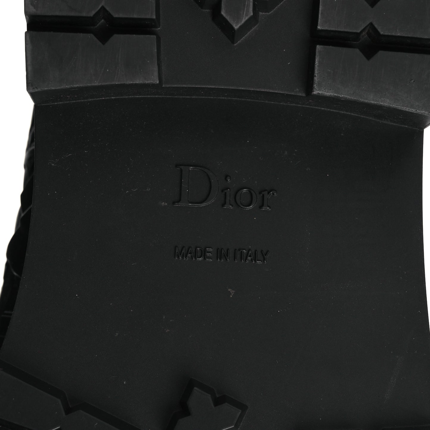 Oblique Rubber Diorcamp Boots 39 Black