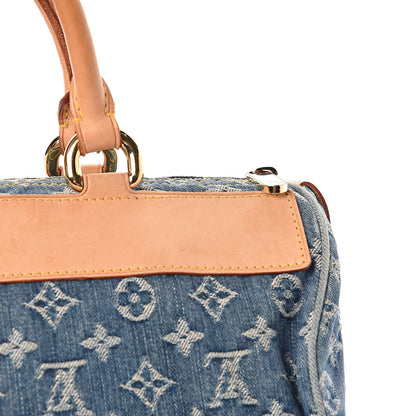 Louis Vuitton Monogram Denim Neo Speedy Blue 11 of 12