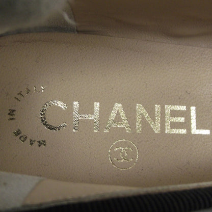Chanel Patent Leather Tip Ballerina Flats 35.5 Black 8 of 10