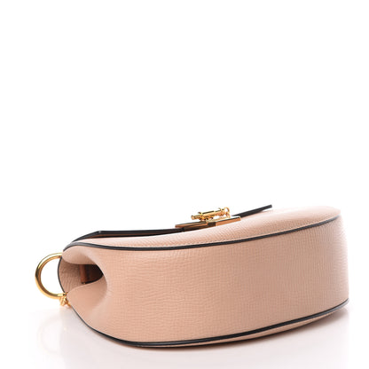 Chloe Grained Calfskin Lambskin Bi-Color Drew Shoulder Bag Powder Beige Mustard 4 of 12