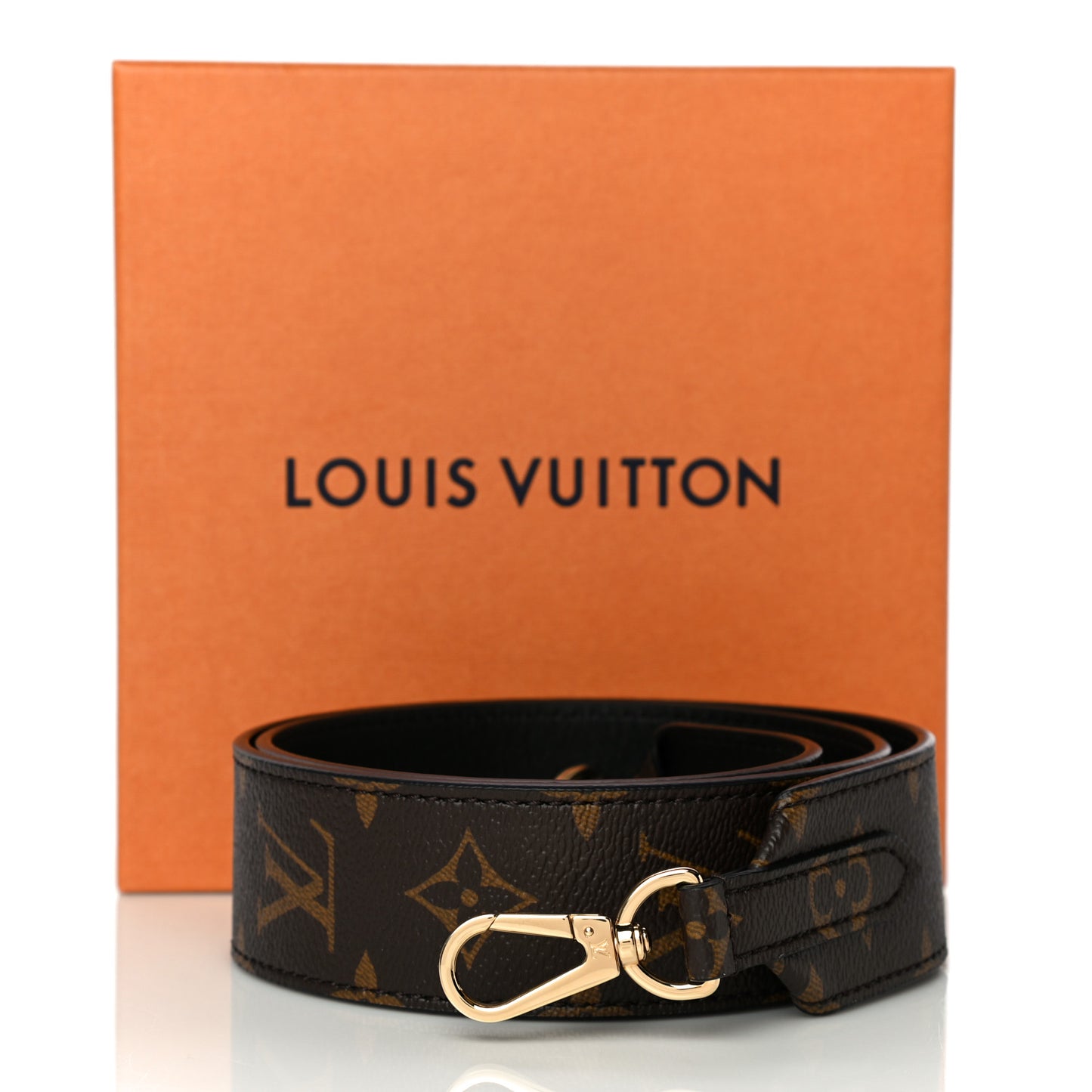 Monogram Bandouliere Shoulder Strap Black