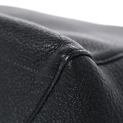 Celine Soft Grained Calfskin Sangle Bucket Bag Black 8 of 16
