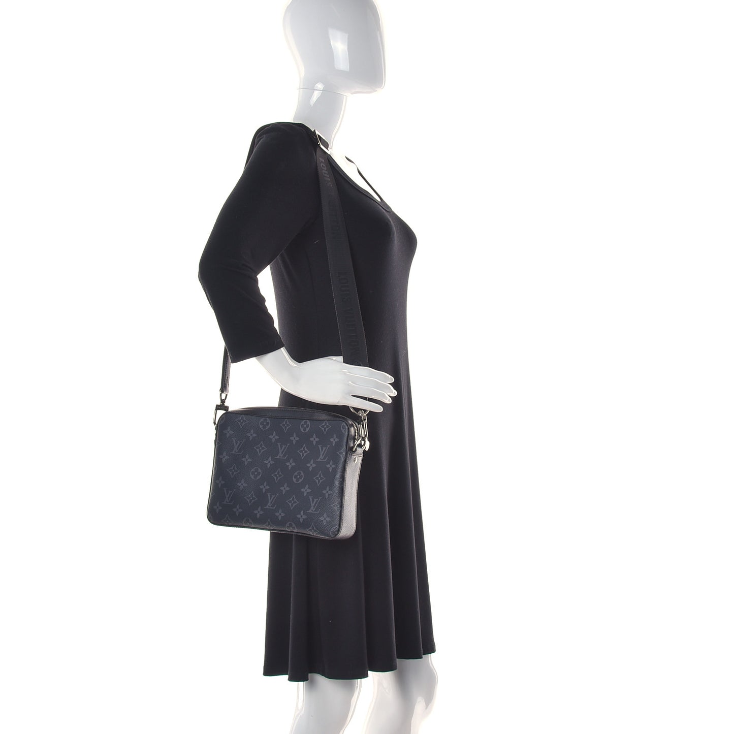 Reverse Monogram Eclipse Trio Messenger Large Pochette