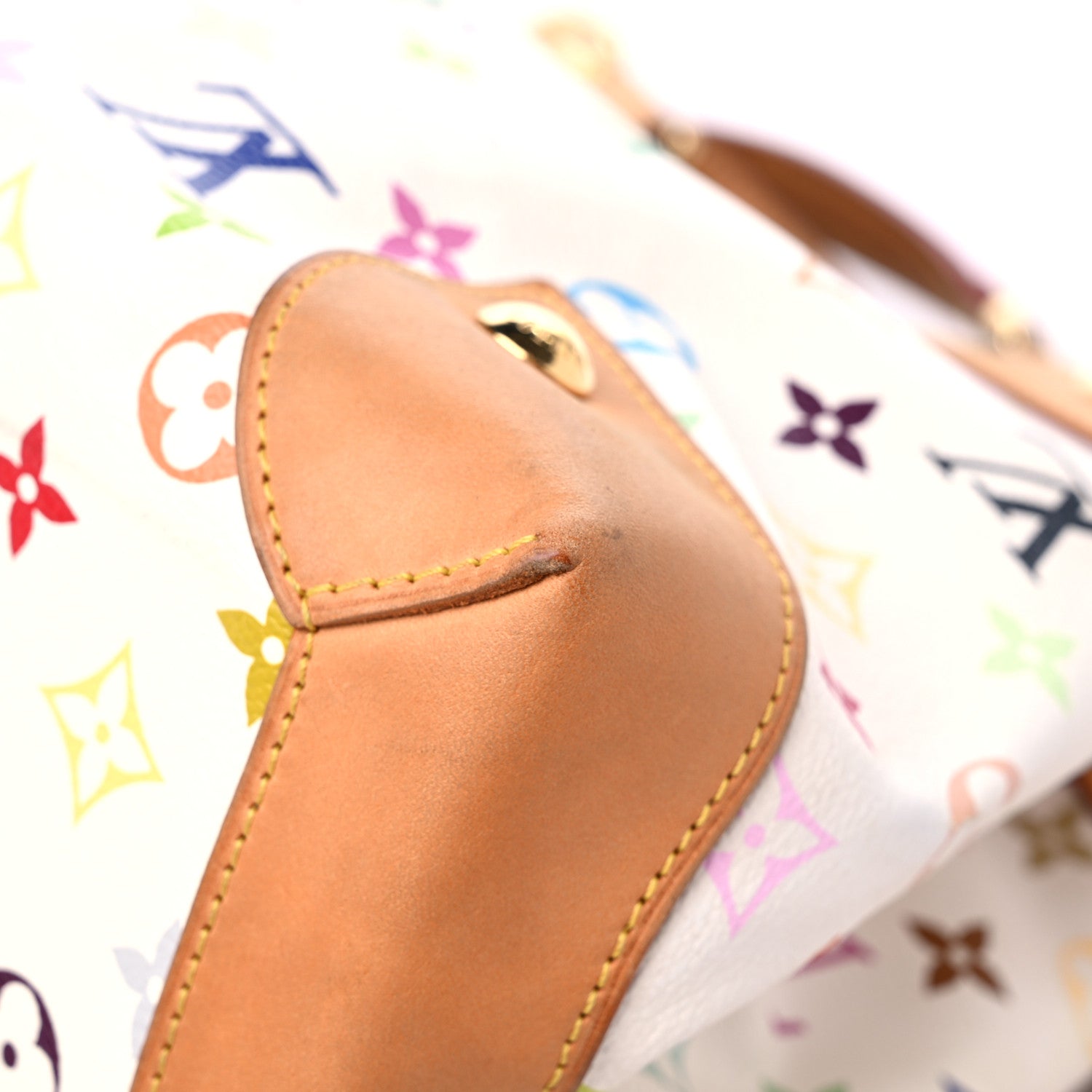 Louis Vuitton Monogram Multicolor Ursula White 10 of 20
