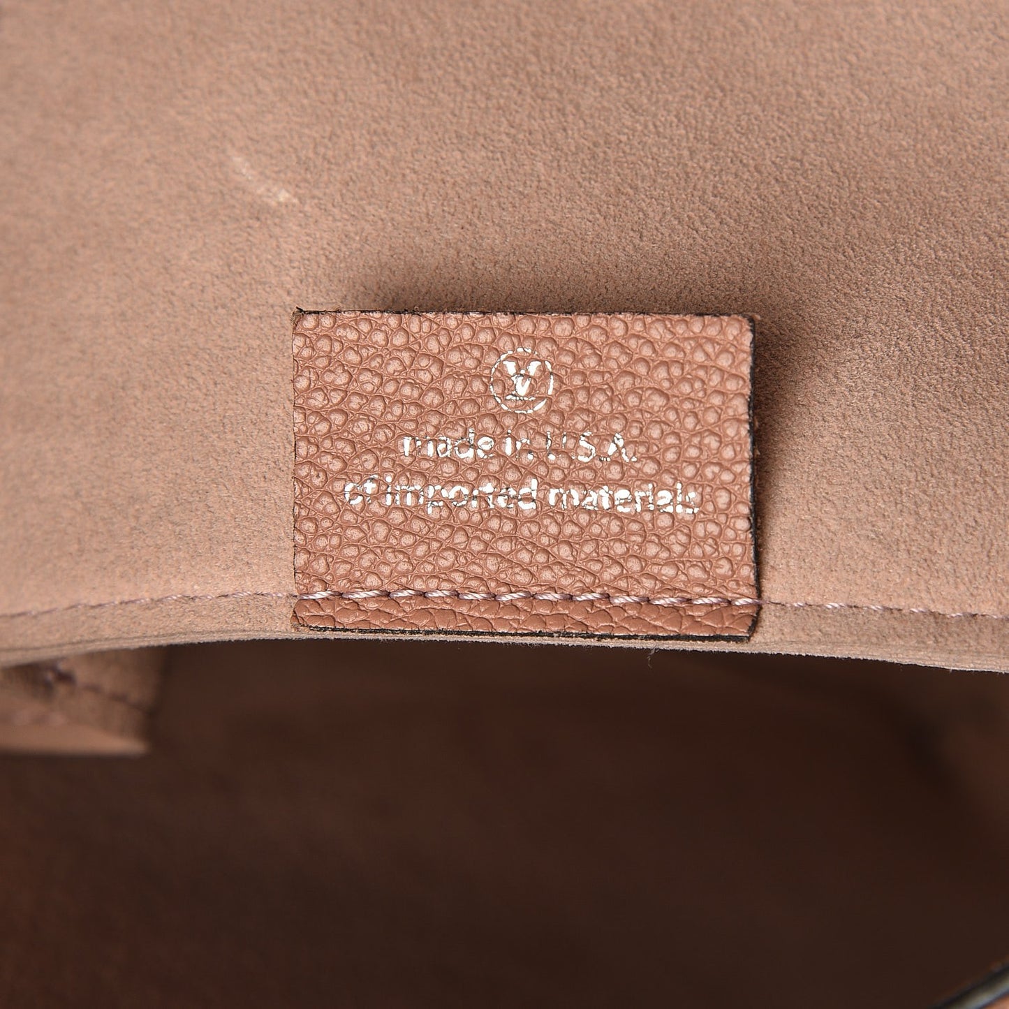 Calfskin Lockme Cabas Bois de Rose Black