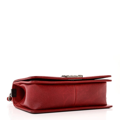 Chanel Caviar Quilted Medium Boy Flap Red 4 of 12