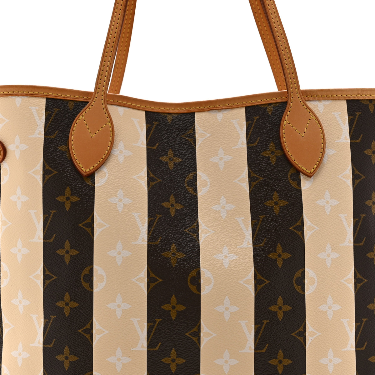 Louis Vuitton Monogram Rayures Neverfull MM 8 of 10
