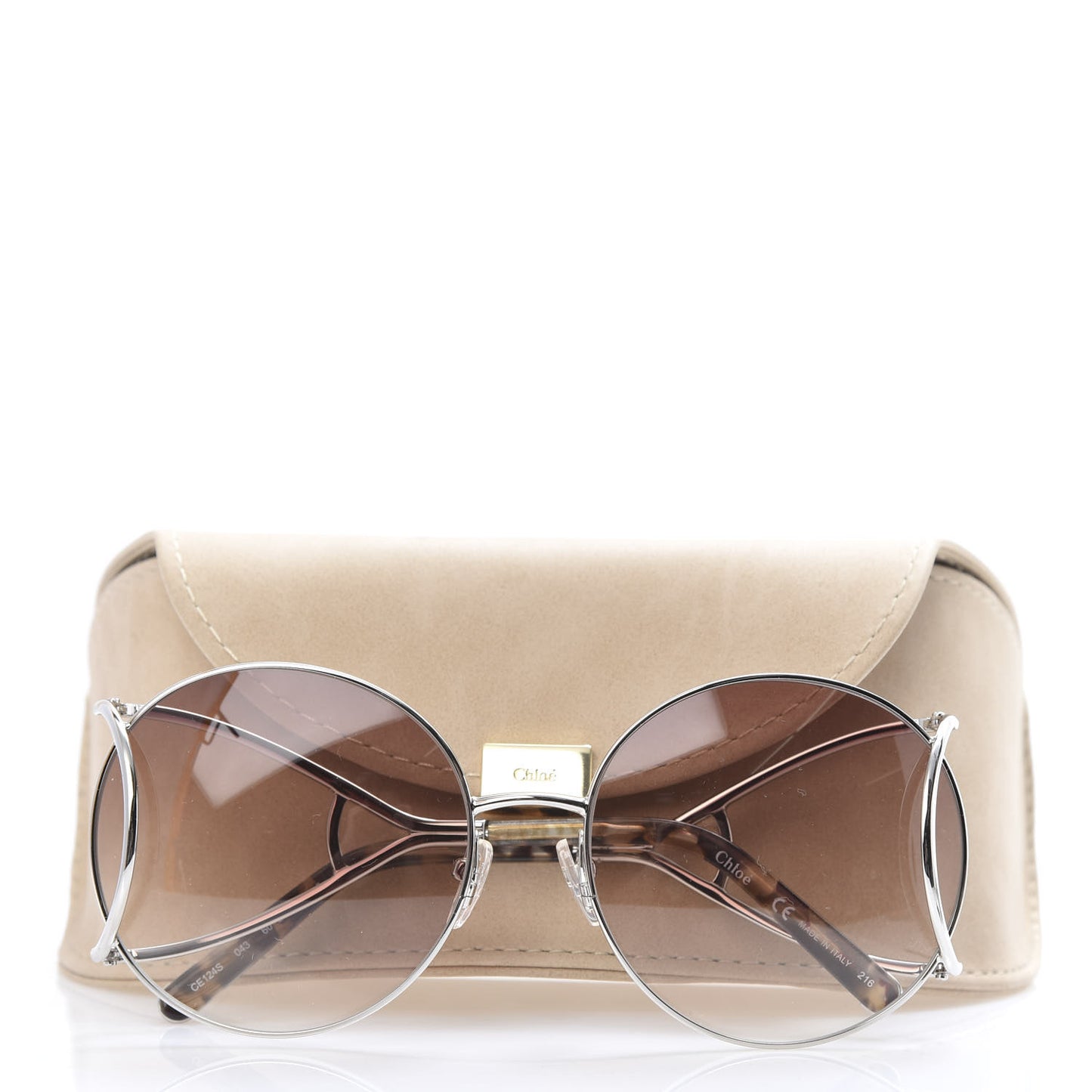 Jackson Oversized Round Sunglasses CE124S Turtledove