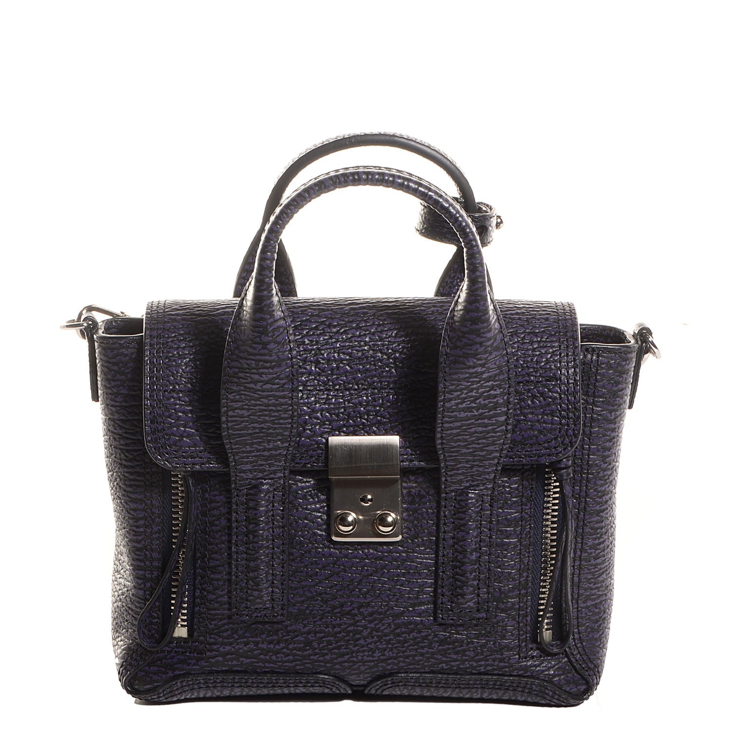 3.1 Phillip Lim 3.1 Leather Mini Pashli Satchel African Violet 1 of 10
