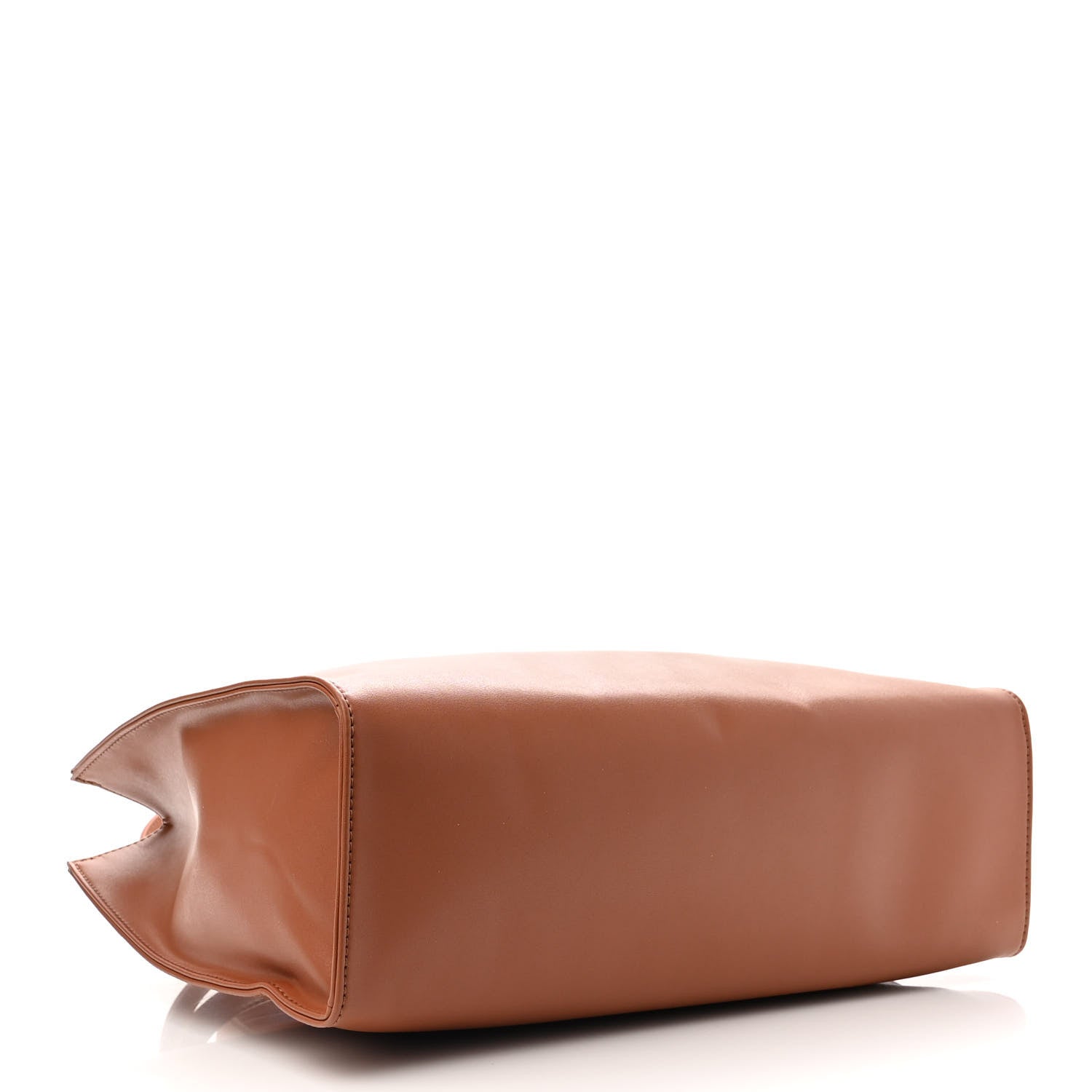 Telfar Vegan Leather Medium Shopping Bag Tan 4 of 9