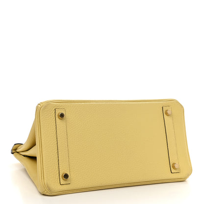 Hermes Togo Birkin 30 Jaune Poussin 3 of 10