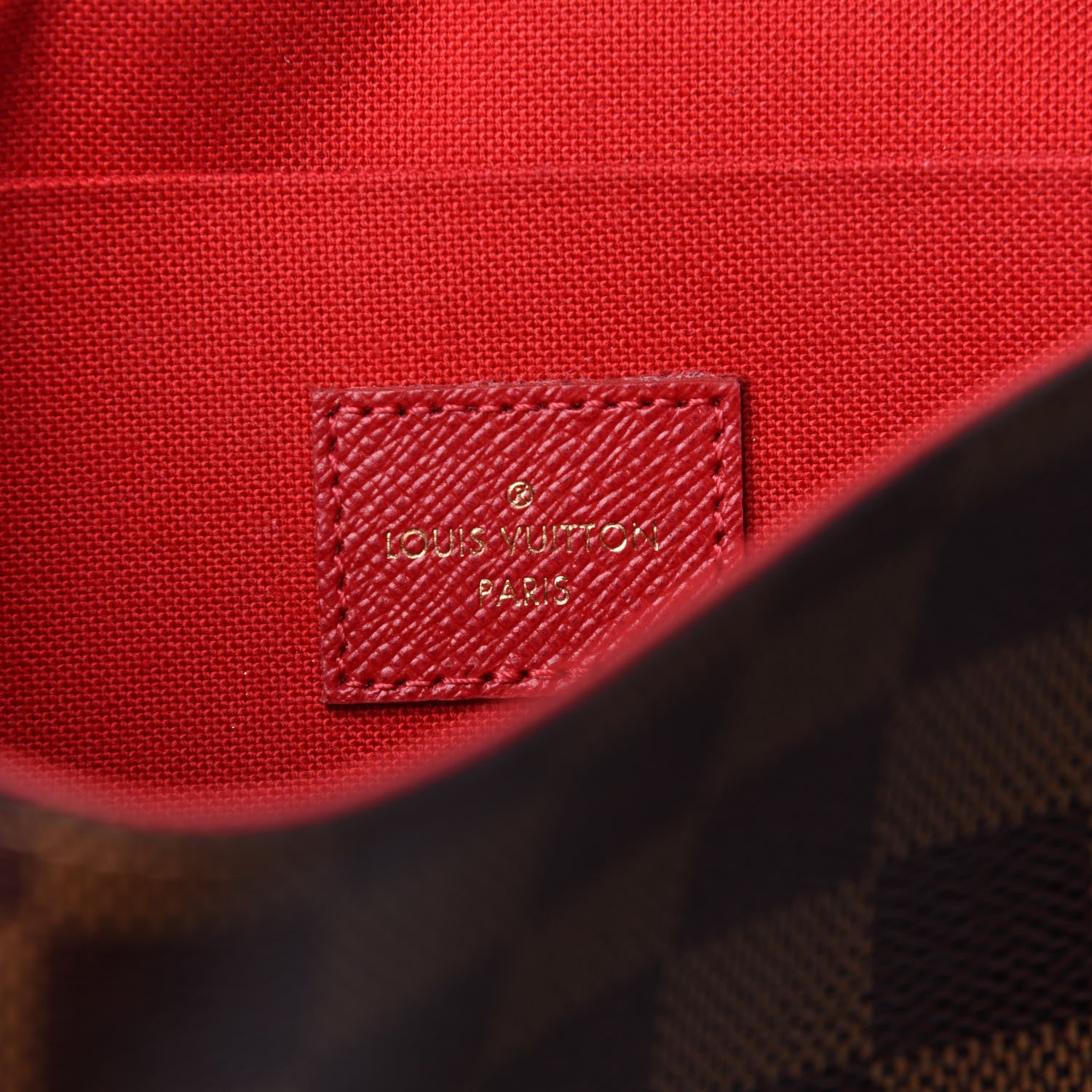 Louis Vuitton Damier Ebene Pochette Felicie Chain Wallet 7 of 7