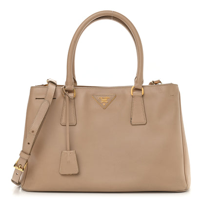 Prada Saffiano Medium Galleria Double Zip Tote Sabbia 1 of 16