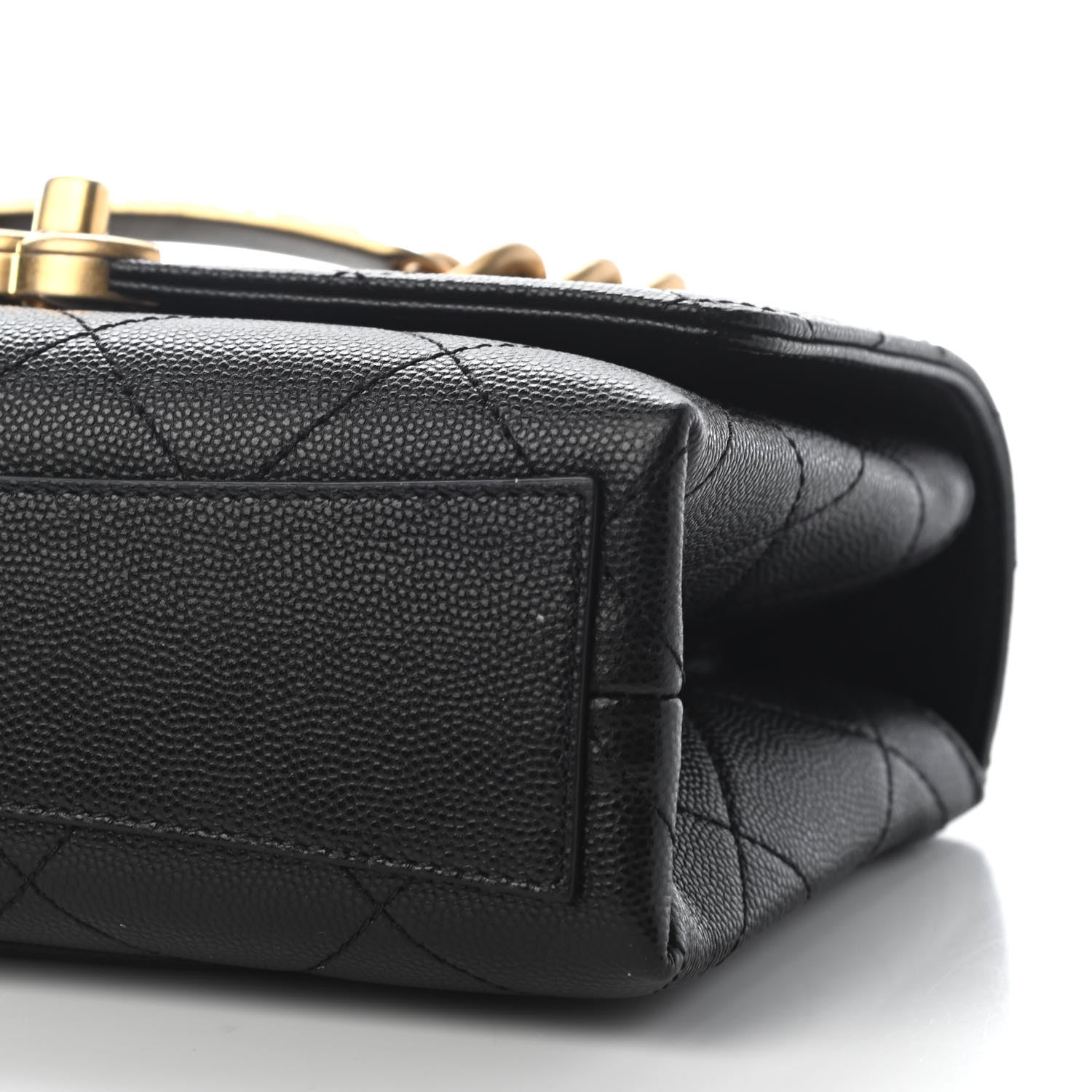 Chanel Caviar Quilted Mini Bracelet On Chain Flap Black 9 of 9