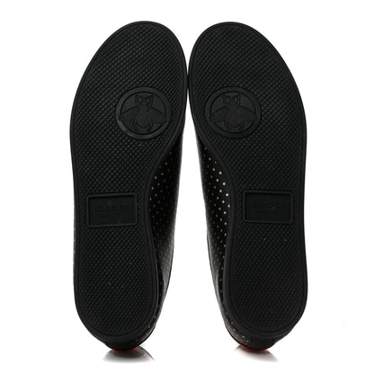 Gucci X SEGA Calfskin GUCCY Stars Mens Falacer Sneakers 9 Black 6 of 9