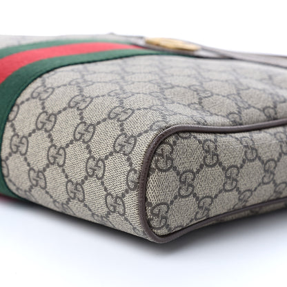 Gucci GG Supreme Monogram Web Medium Ophidia Messenger Bag Brown 9 of 9