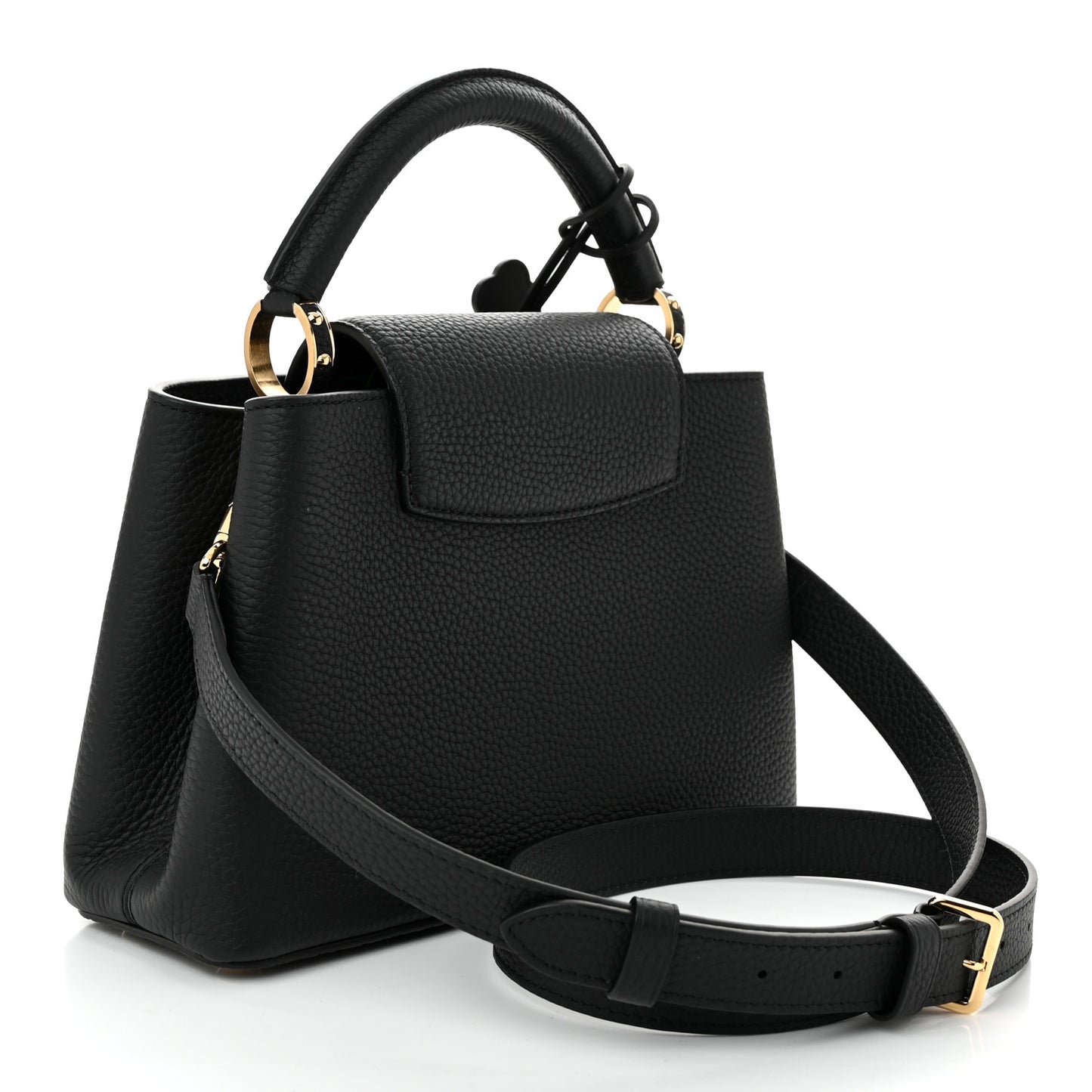 LV X TM Taurillon Superflat Capucines BB Black