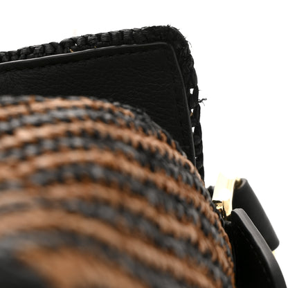 Loewe Raffia Calfskin Small Puzzle Bag Natural Honey Gold 10 of 10