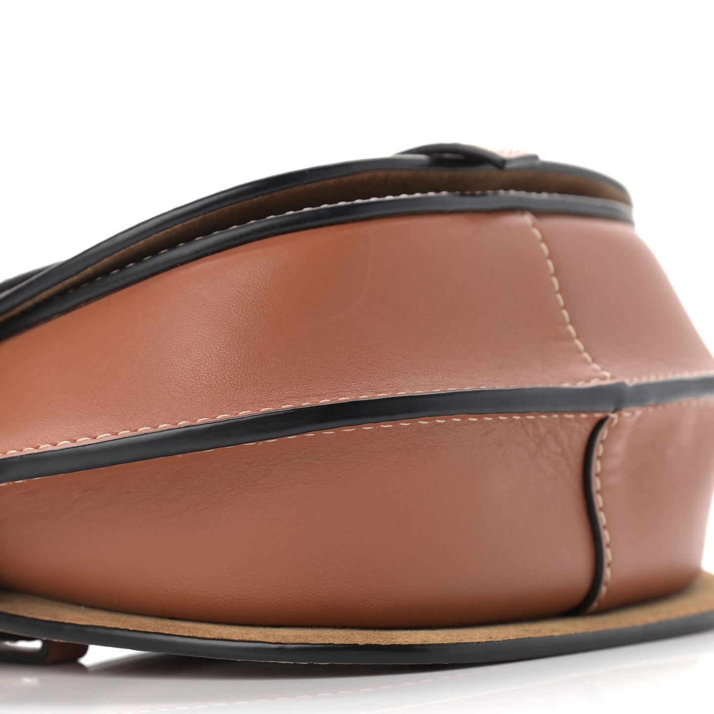 Calfskin Mini Gate Belt Bag Tan