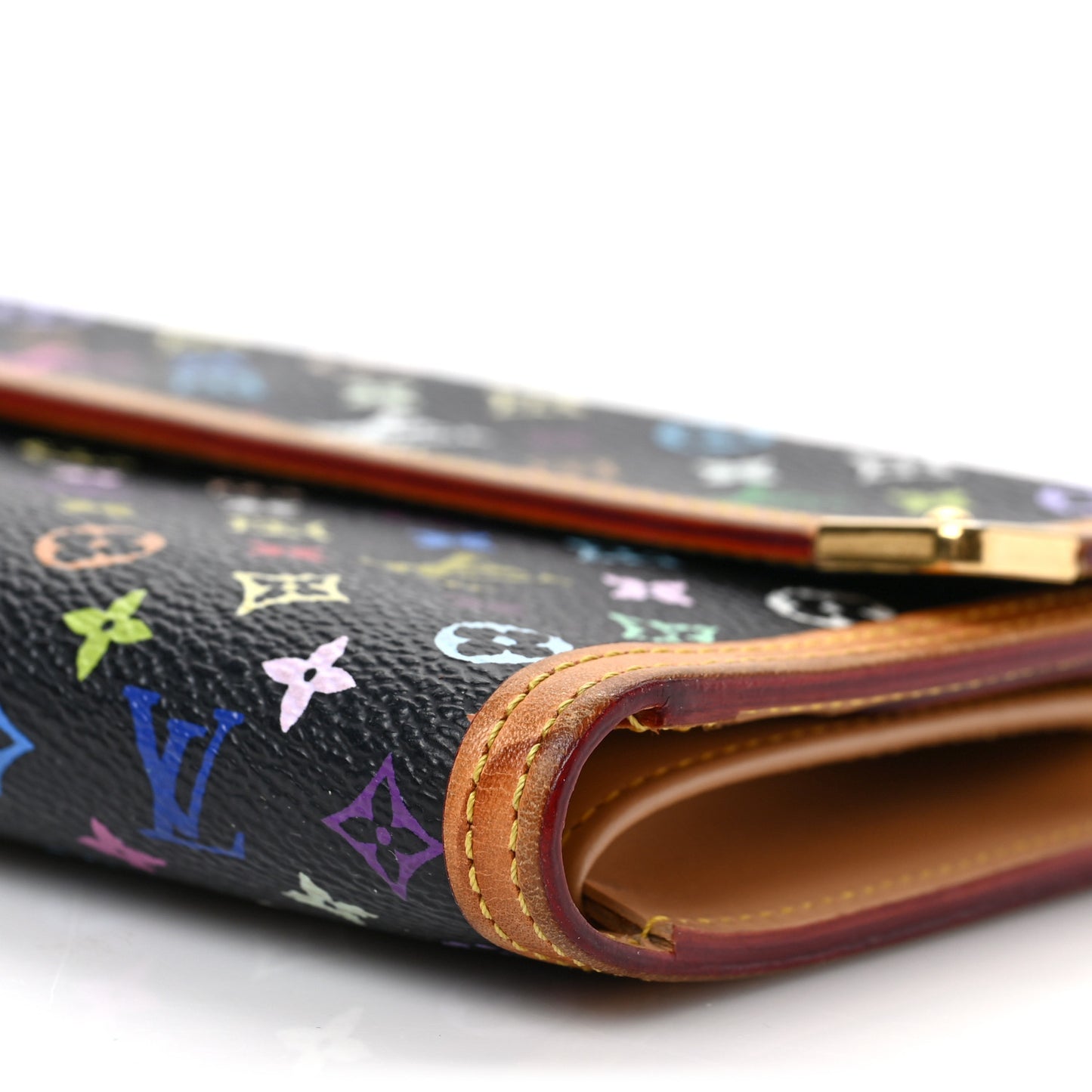 Monogram Multicolor Porte Tresor International Wallet Black