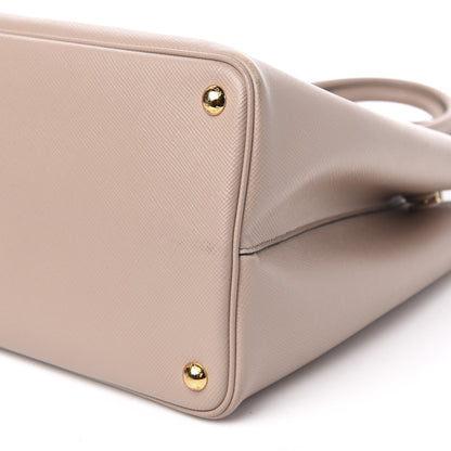 Prada Saffiano Cuir Large Double Bag Cammeo 8 of 9