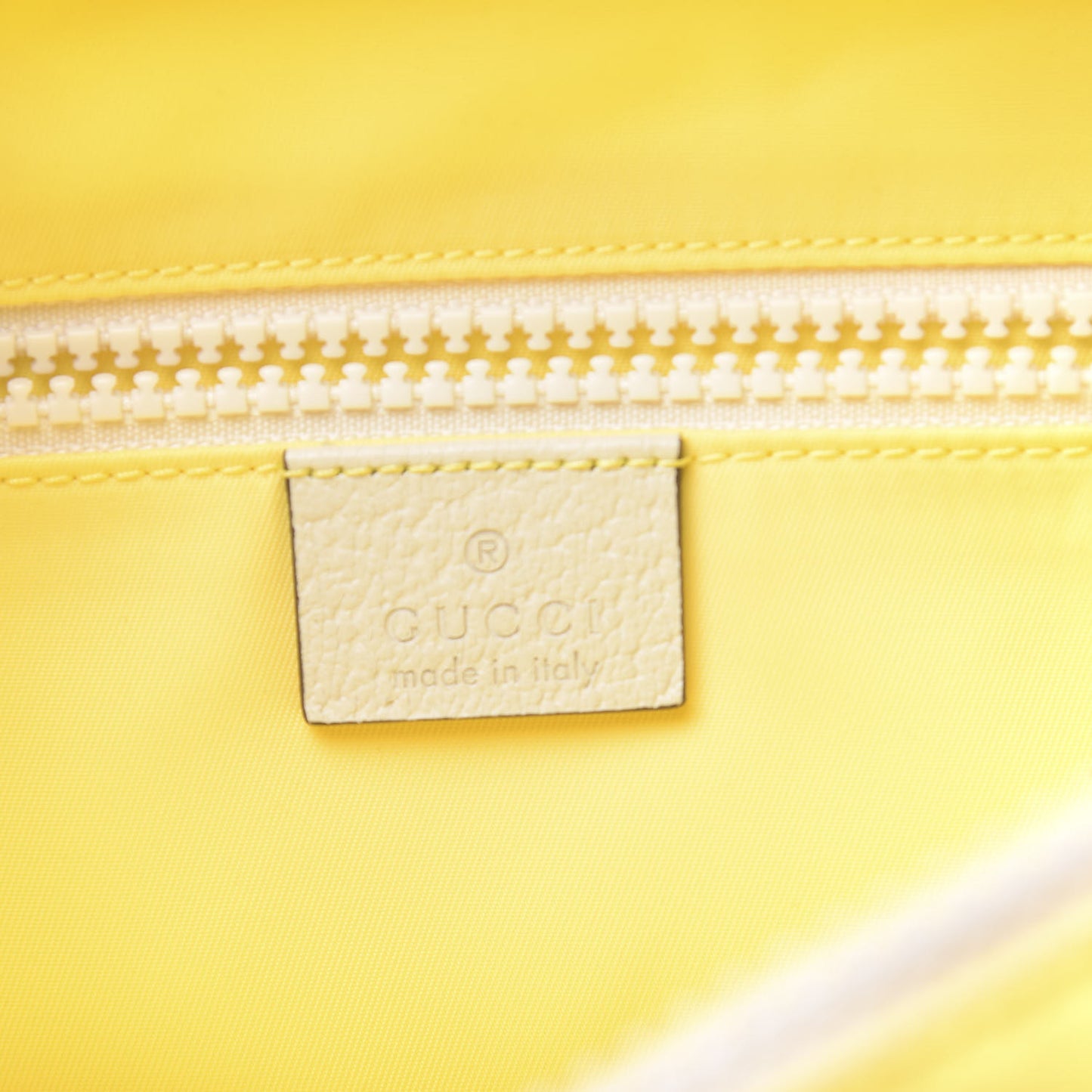 Nylon Twill Blind For Love Interlocking G Backpack Pastel Yellow Multicolor