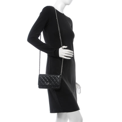 Chanel Caviar Quilted Wallet On Chain WOC Black 2 of 9