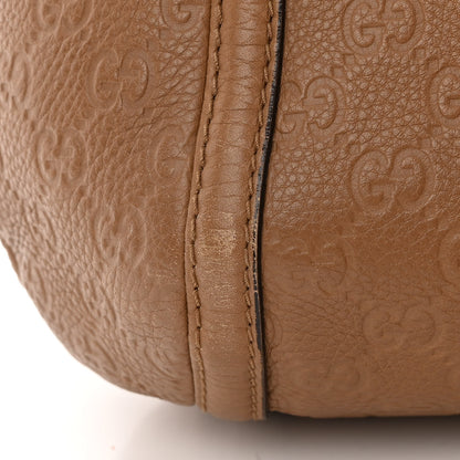 Gucci Guccissima Medium Techno Horsebit Hobo Taupe 12 of 17