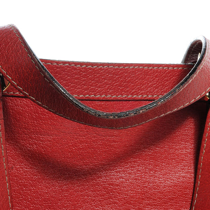 Gucci Leather Abbey Tote Red 4 of 11