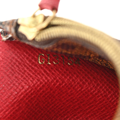 Louis Vuitton Damier Ebene Josephine Wallet Red 12 of 18