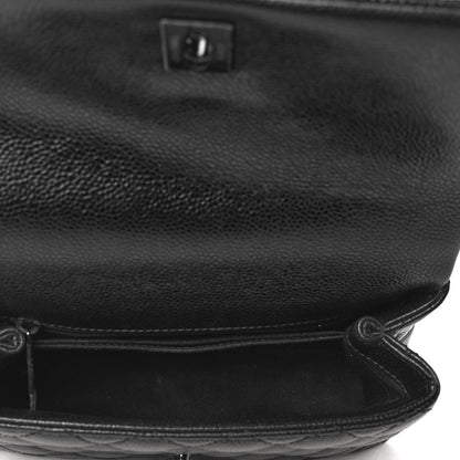 Chanel Caviar Quilted Mini Coco Handle Flap So Black 4 of 4