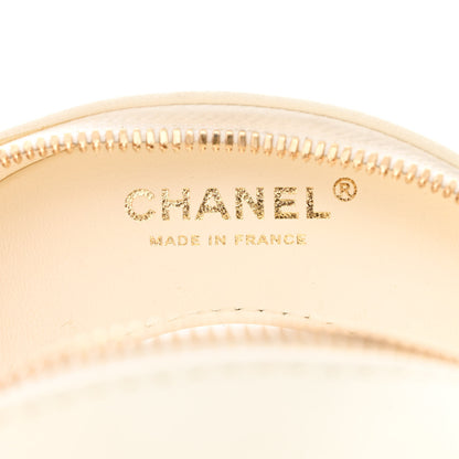 Chanel Lambskin Coco Lifesaver Round Bag Pink White 6 of 11