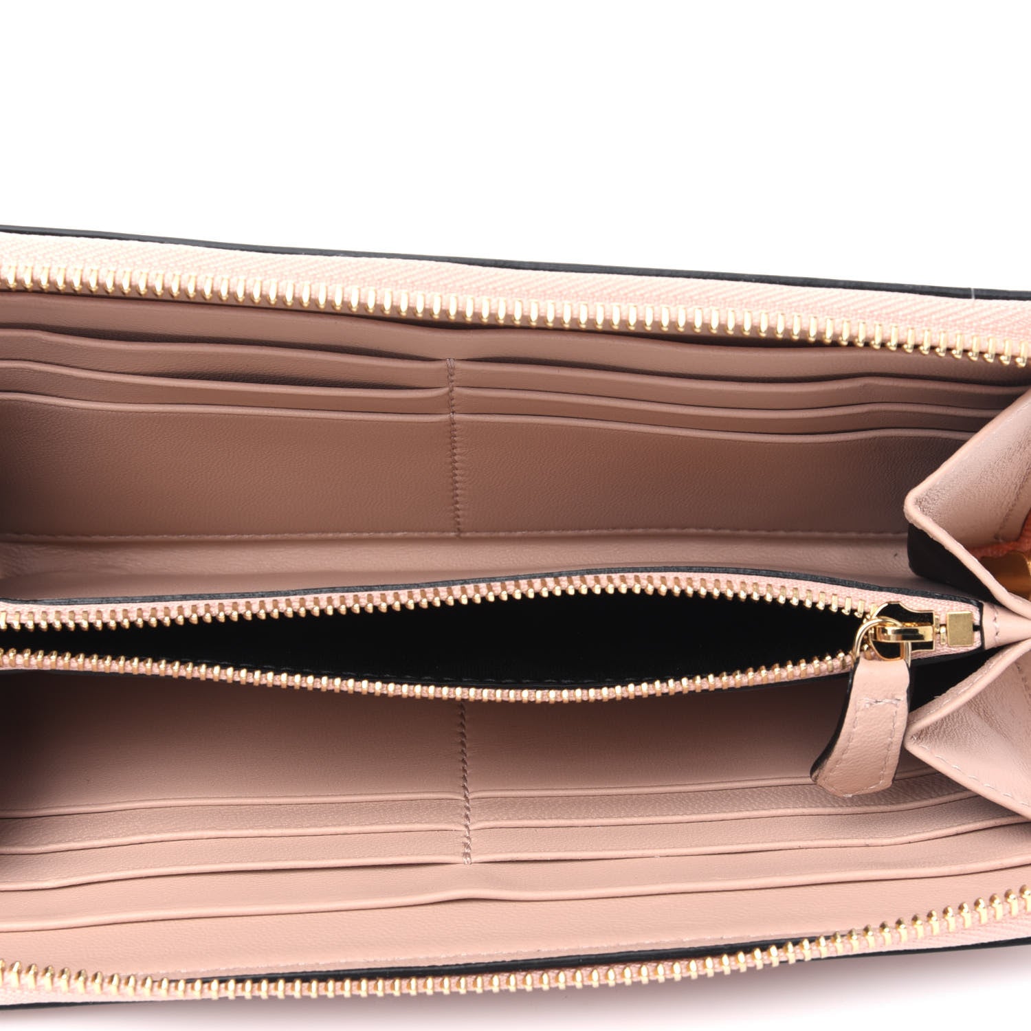 Alexander McQueen Patent Skull Zip Wallet Light Pink 3 of 4
