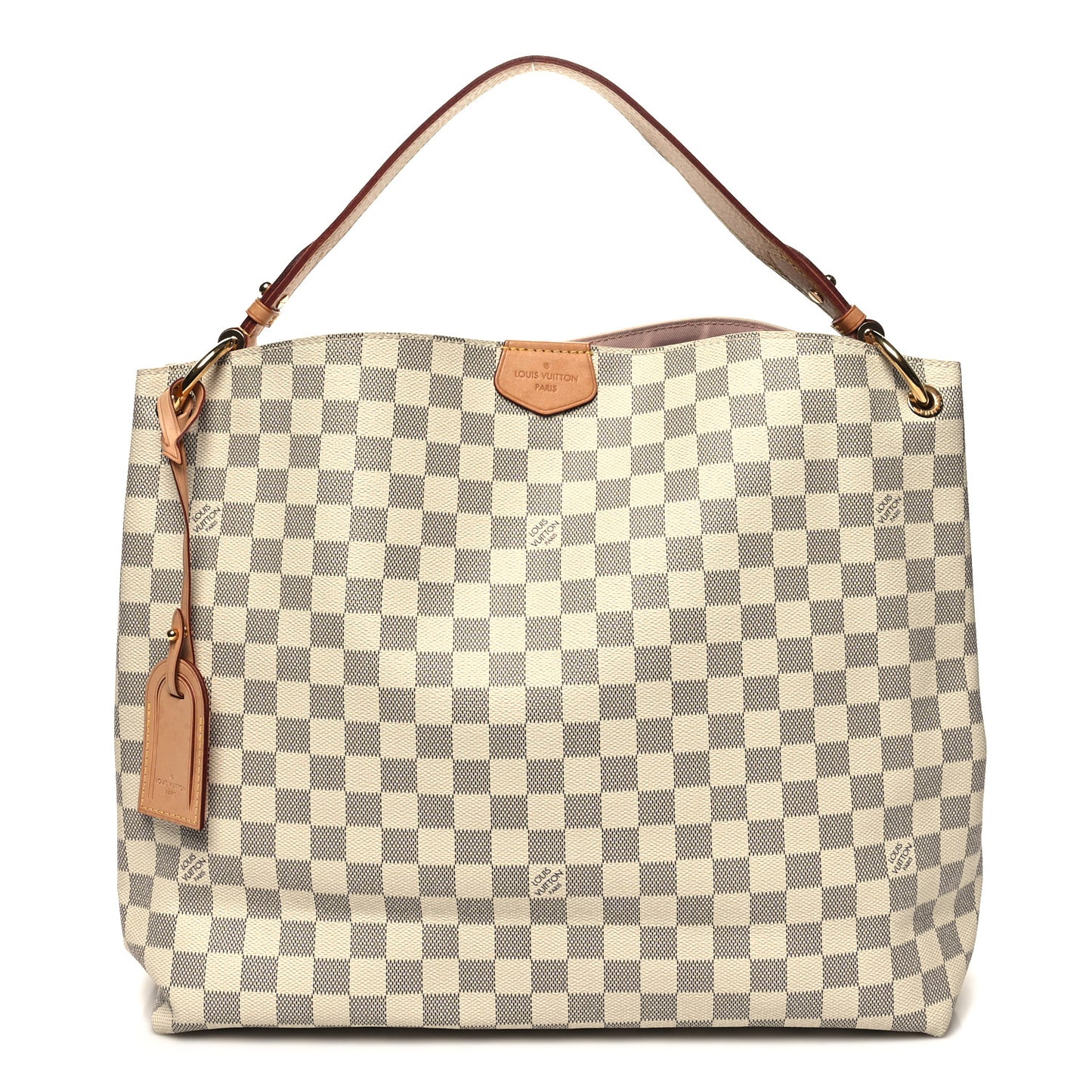 Damier Azur Graceful MM Rose Ballerine
